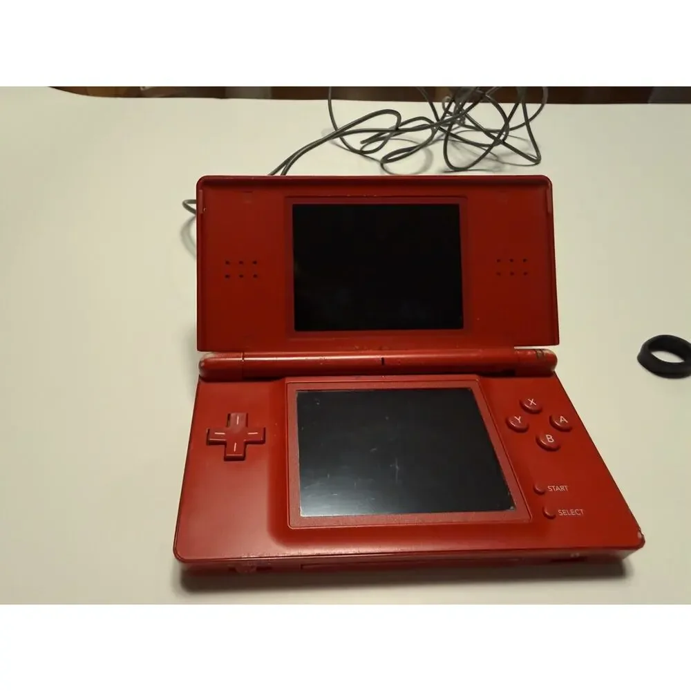 Nintendo DS Lite - red super mario bros - Handheld Console - Tested some wear